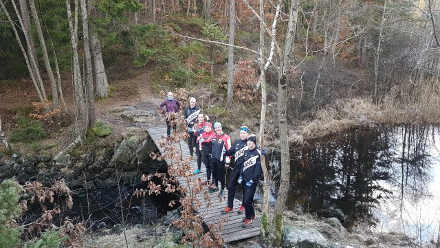 Deltakere på langtur rundt Sagvannene